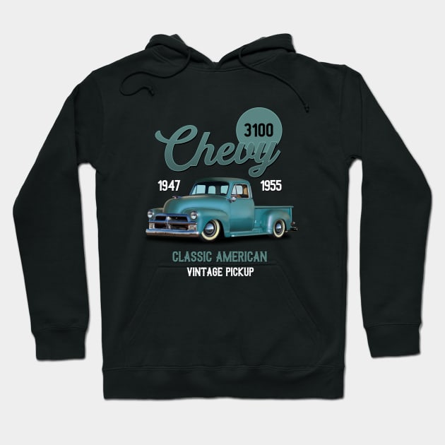 Chevy 3100 Hoodie by hardtbonez